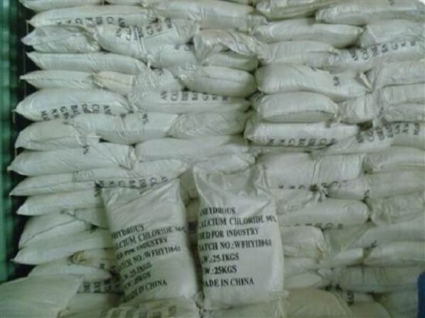 Canxiclorua được ứng dụng rộng rãi trong công nghiệp